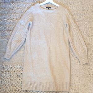 Banana Republic Beige Knit Sweater dress